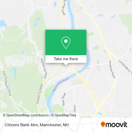 Citizens Bank Atm map
