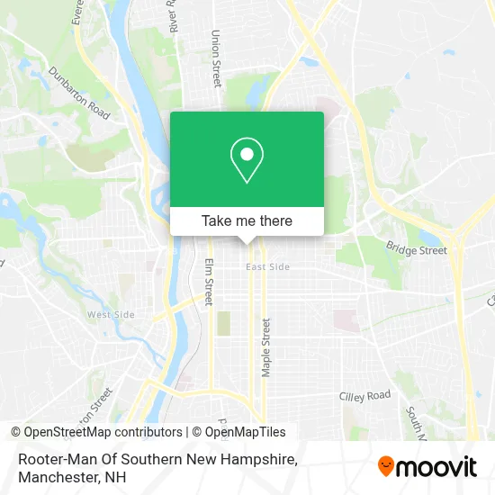 Rooter-Man Of Southern New Hampshire map