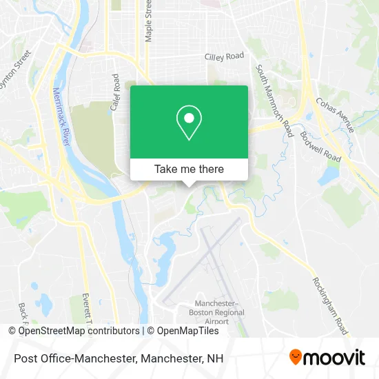 Post Office-Manchester map