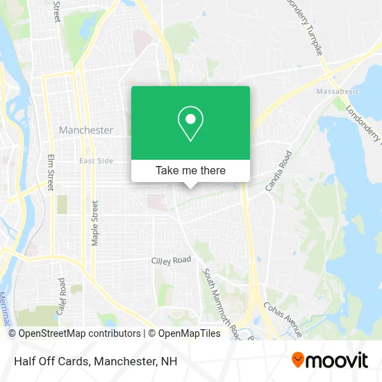 Half Off Cards map