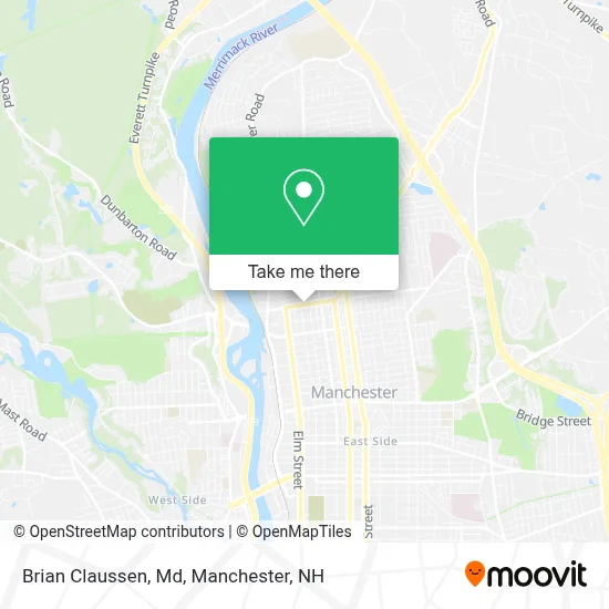 Brian Claussen, Md map