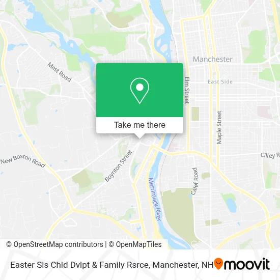 Easter Sls Chld Dvlpt & Family Rsrce map