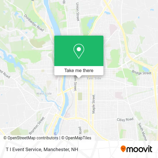 T I Event Service map