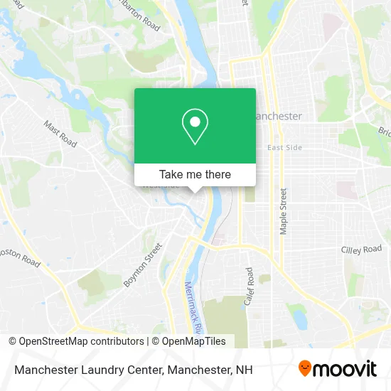Manchester Laundry Center map