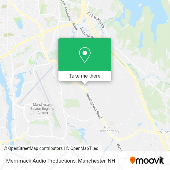 Merrimack Audio Productions map