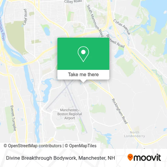 Divine Breakthrough Bodywork map