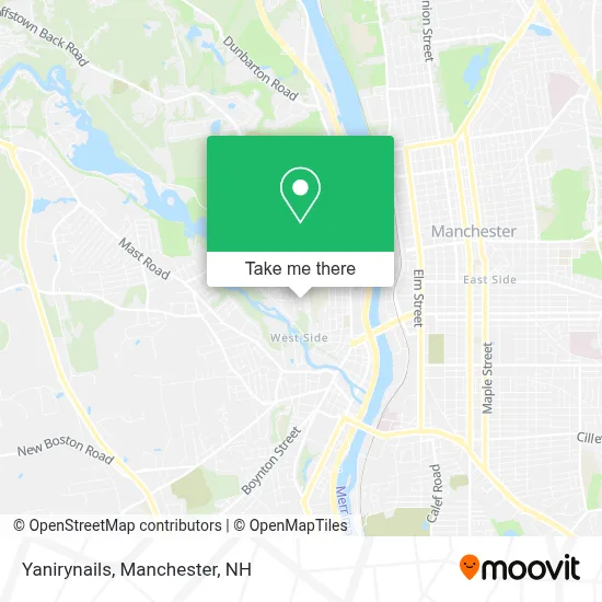 Yanirynails map
