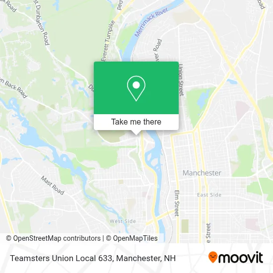 Teamsters Union Local 633 map