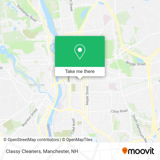 Classy Cleaners map