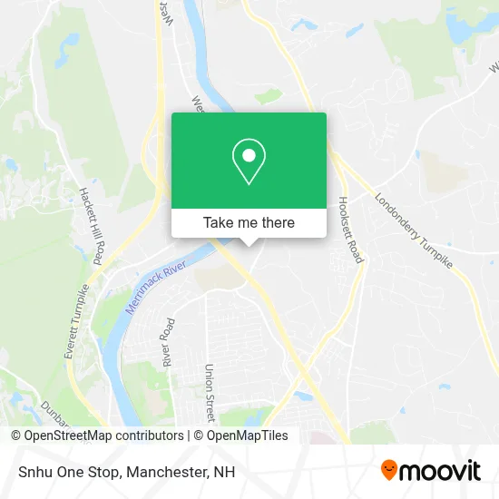Snhu One Stop map