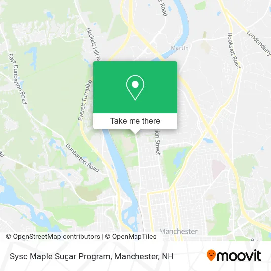 Sysc Maple Sugar Program map