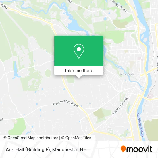 Arel Hall (Building F) map