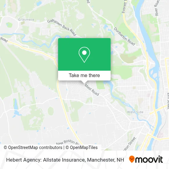 Hebert Agency: Allstate Insurance map