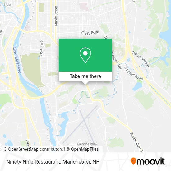 Ninety Nine Restaurant map