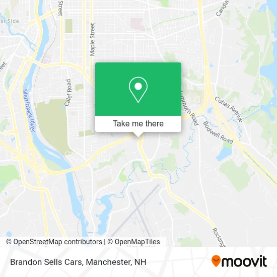 Brandon Sells Cars map