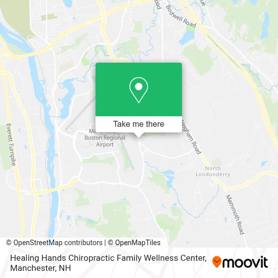 Healing Hands Chiropractic Family Wellness Center map