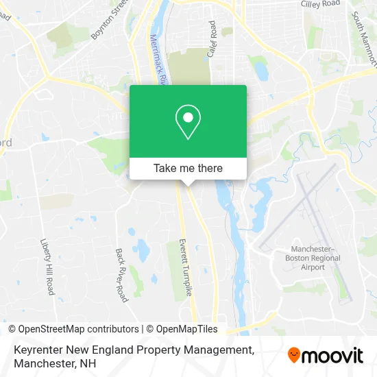 Keyrenter New England Property Management map