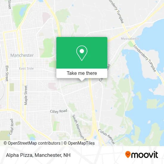 Alpha Pizza map