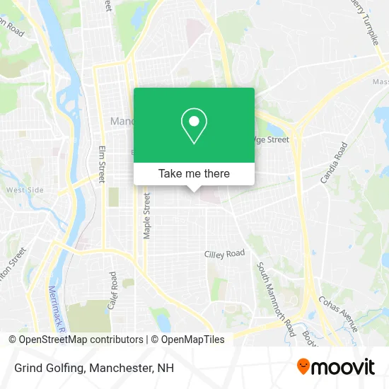 Grind Golfing map
