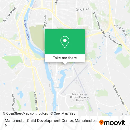 Manchester Child Development Center map
