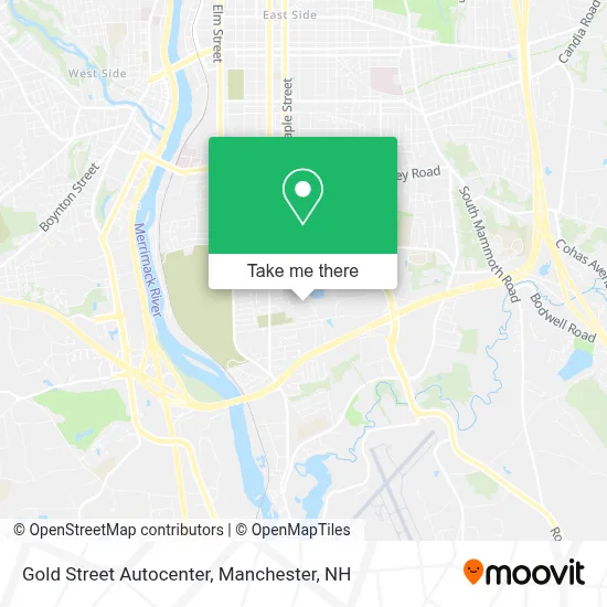 Gold Street Autocenter map