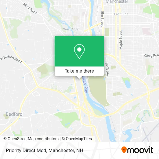 Priority Direct Med map