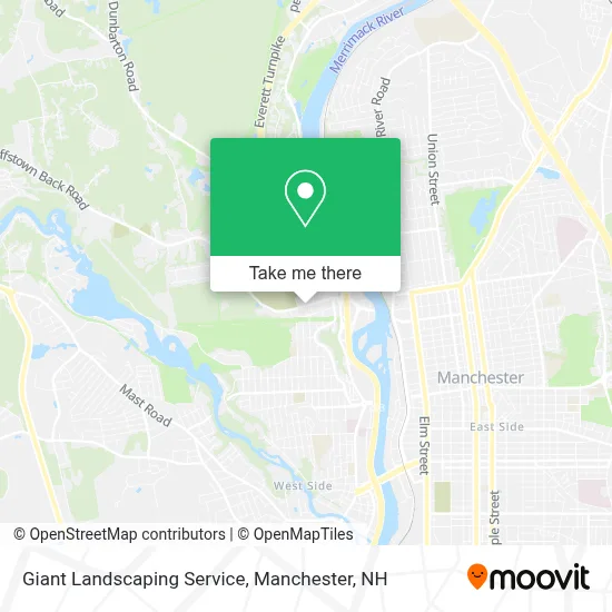 Giant Landscaping Service map