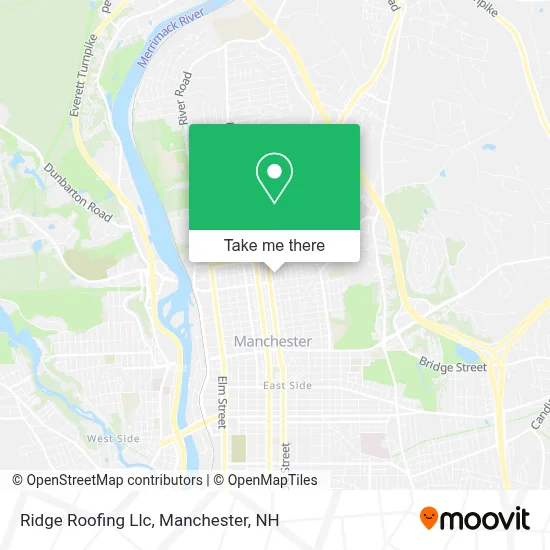 Ridge Roofing Llc map