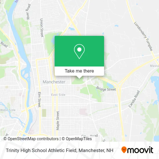 Trinity High School Athletic Field map