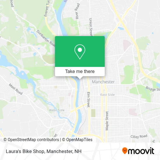Laura's Bike Shop map