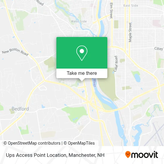 Ups Access Point Location map