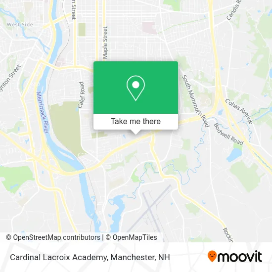 Cardinal Lacroix Academy map
