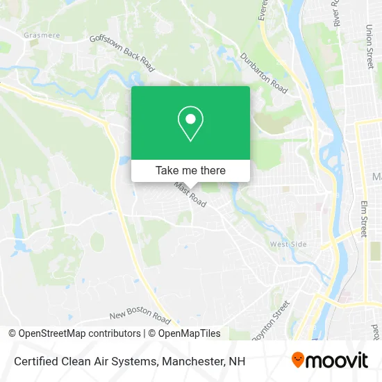 Certified Clean Air Systems map