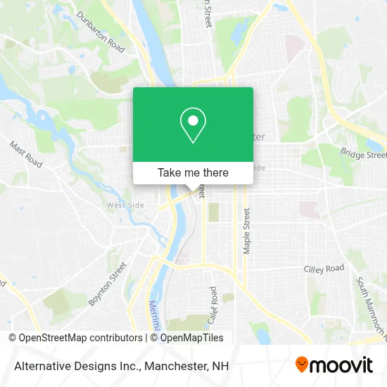 Alternative Designs Inc. map