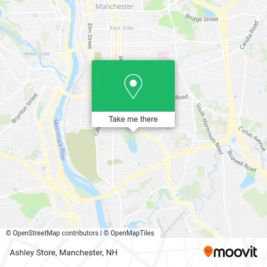 Ashley Store map