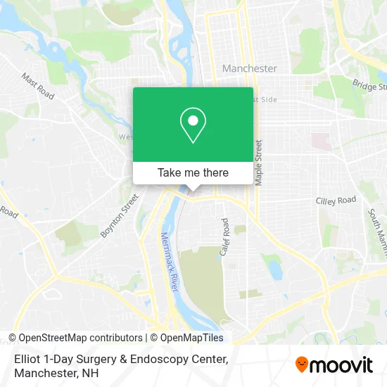 Elliot 1-Day Surgery & Endoscopy Center map