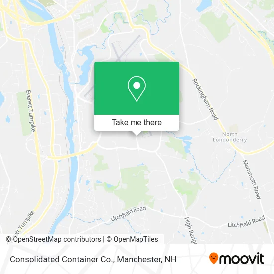 Consolidated Container Co. map