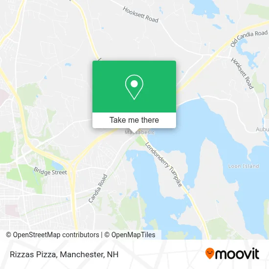 Rizzas Pizza map