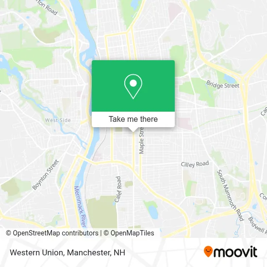 Western Union map