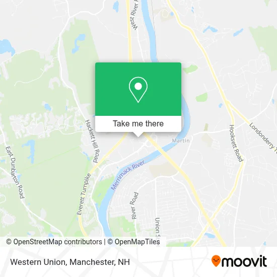 Western Union map