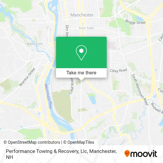 Performance Towing & Recovery, Llc map
