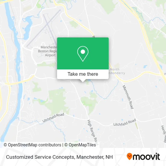 Customized Service Concepts map