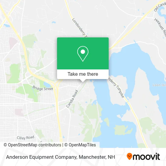 Anderson Equipment Company map
