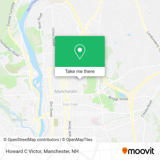 Howard C Victor map
