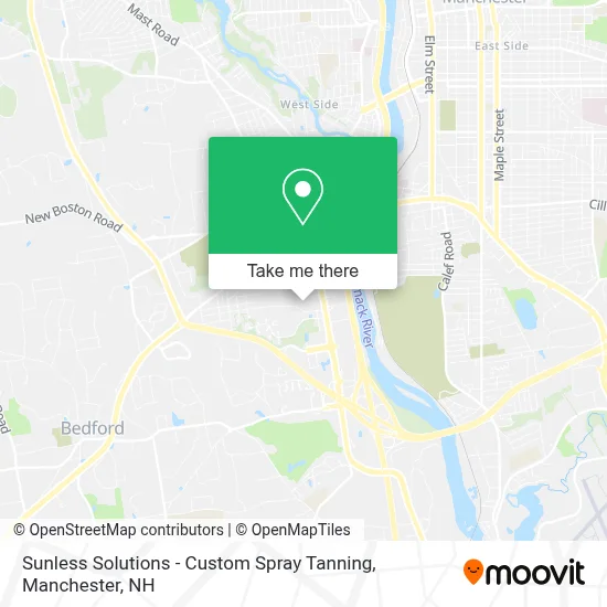 Sunless Solutions - Custom Spray Tanning map