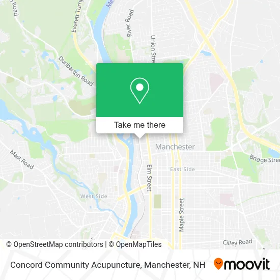 Concord Community Acupuncture map