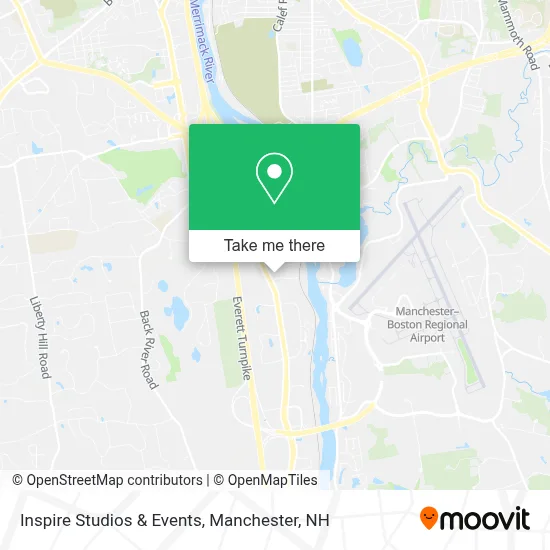 Inspire Studios & Events map