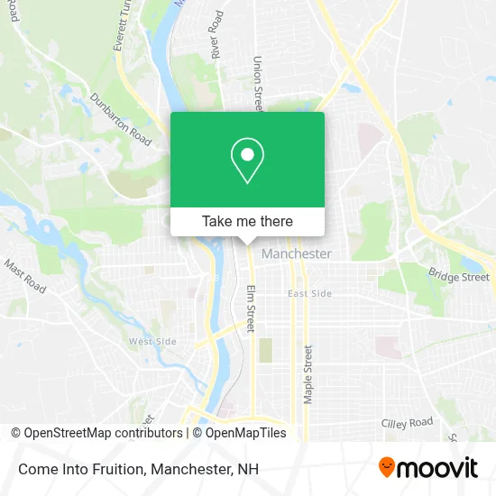 Come Into Fruition map