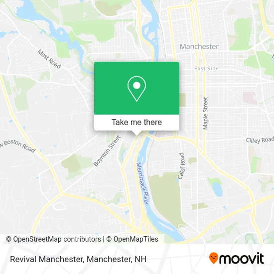Revival Manchester map