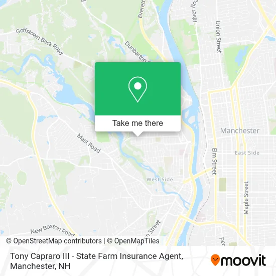 Tony Capraro III - State Farm Insurance Agent map